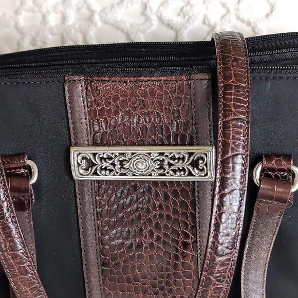 Brighton -One World Satchel, Briefcasette -Dual Handle Shoulder Bag